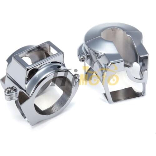 Chrome Motorcycle Handlebar Switch Housing Covers For Honda Shadow VT600 VLX 600, VT 750 Spirit ACE Aero, VTX 1300 2003-2009