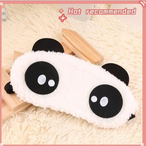 Cute Panda Sleeping Face Eye Mask Blindfold Eyeshade Traveling Sleep Eye Aid Drop Shipping Wholesale health care