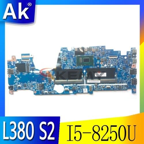 Akemy For Lenovo Thinkpad YOGA L380 S2 Notebook Motherboard 17821-2 448.0CT05.0021 CPU I5 8250U 100% Test Work FRU 02HM000
