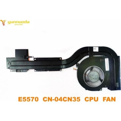 Original for DELL E5570 laptop motherboard CPU FAN E5570 CN-04CN35 CPU FAN tested good free shipping
