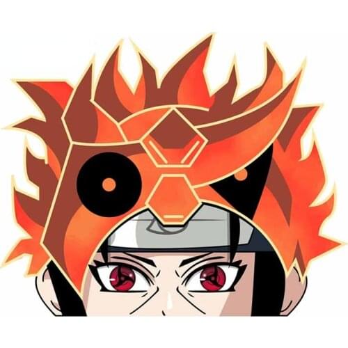 Cartoon Funny Car Stickers Vinyl Decal Scratch-proof Waterproof Sunscreen Personality Windshield Trunk Decal Kk13*11cm