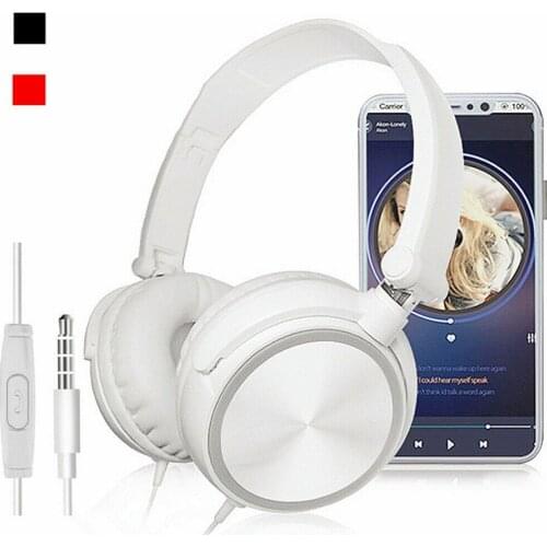 Headset gamer Dj Bass Headphone earbuds with 3.5mm With Mic headphones Sport Foldable Wired Headset Earphone Foldable earbuds