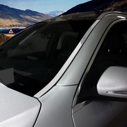 Stainless Steel For Mercedes Benz GLC 2016 2017 2018 Auto Accessories Car Front Glass Protector Cover Trim Car Styling