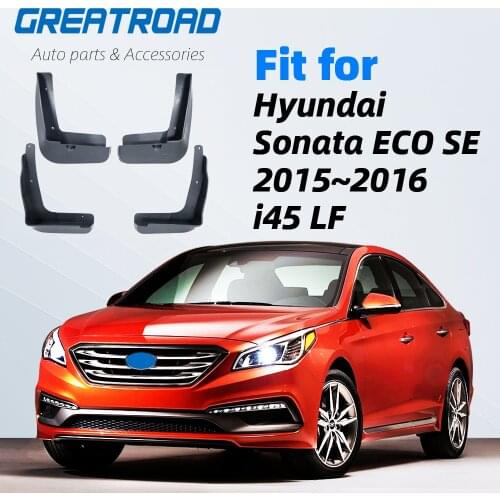OE Styled Molded Car Mud Flaps For Hyundai Sonata ECO SE 2015 2016 Mudflaps Splash Guards Flap Mudguards Accessories Car Styling