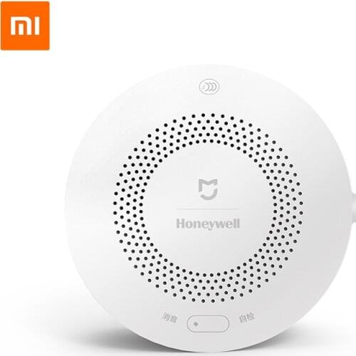 Original Xiaomi Mijia Honeywell Gas/Smoke Alarm Detector Remote Fire Announciator Progressive Sound Mihome Remote Control APP