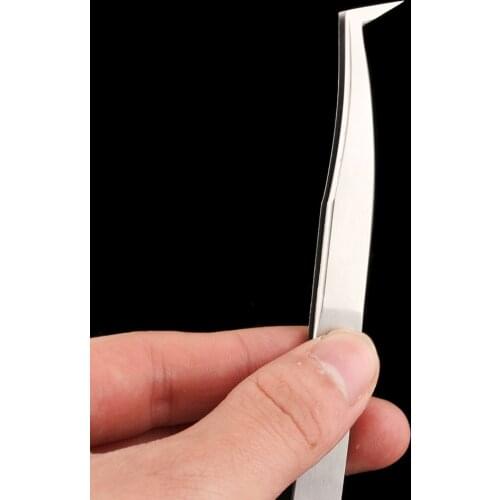 Hot Professional 6A-SA False Eyelash Tweezer 3D 6D Volume Curved Lash Tweezer Useful Stainless Steel Tweezers Makeup Tool
