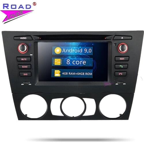 Roadlover Android 9.0 Car DVD Player Audio For BMW E90 E91 E92 E93 Manual 2005- Stereo GPS Navigation Automagnitol 2 Din Radio