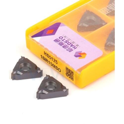 16ER 16IR 100ISO 125ISO 150ISO 175ISO 200ISO 250ISO 300ISO HS5125 CNC Lathe Turning Carbide Tools Thread Inserts Durable Strong