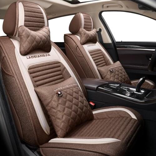 ZHOUSHENGLEE Universal Car Seat covers for Subaru All Models forester XV Outback Legacy Tribeca Impreza BRZ car accessories