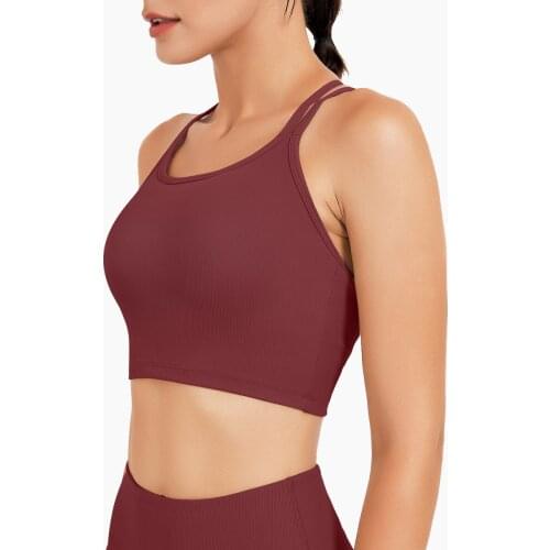 YIYANSHI Fitness Gym Bra Push Up Crop Top Female Breathable Top Sexy Running Yoga Bra Athletic Sportswear Women Sports Bra