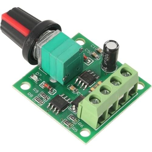 1.8v 3v 5v 6v 7.2v 12v 2A 30W Mini DC Motor Speed Regulator controls PWM Adjustable