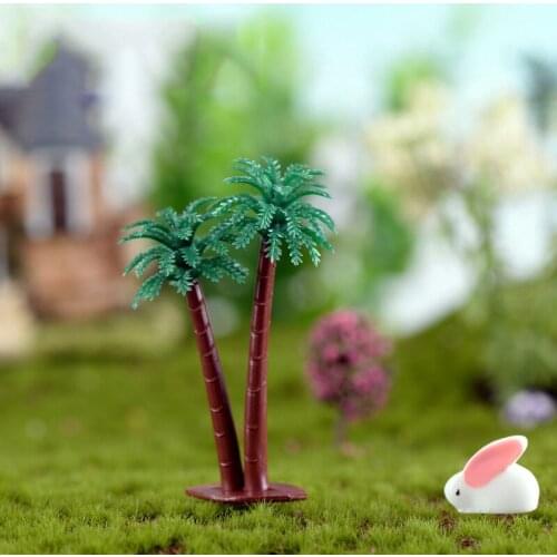 1Pcs Micro Landscape Bonsai Plant Cute Mini Tree Terrarium Resin DIY Garden Home Decoration Figurines Miniatures