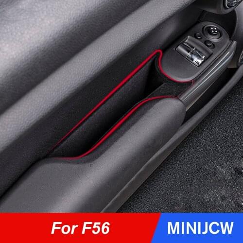 2pcs Car Auto Door Storage Box Case Holder Storage Barrel For Mini Cooper One S JCW F56 Hatchback Car Accessories