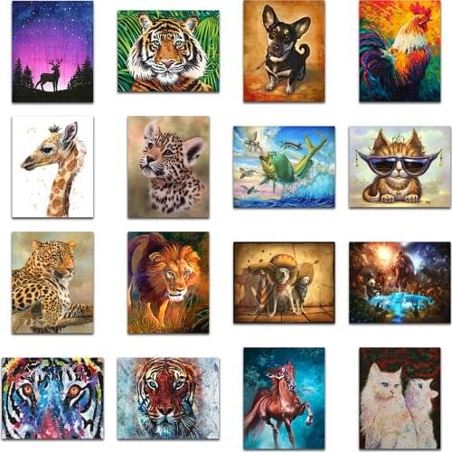 5D DIY Diamond Painting Horse Cock Embroidery Full Square Diamond Cross Stitch Rhinestone Mosaic decor