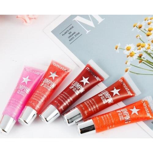 9 Colors Lip Gloss Lip Plumper Waterproof Long Lasting Moisturizing Hydrating Easy To Wear Transparent Jelly Lip Gloss TSLM1