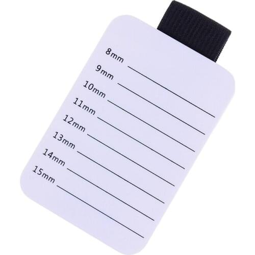 Acrylic Lash Pallet Eyelash Extensions Tile Palette with Belt Adhesive Glue Ceramic Holder Eyelash Extensions Tool Beauty Makeup