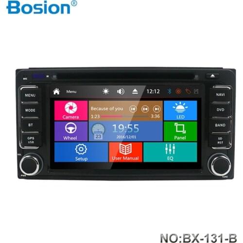 Bosion 2 din car dvd player For Toyota Corolla Hilux Rav4 Terios multimedia player stereo GPS radio navigation