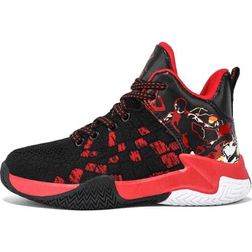 Boy Basketball Shoes Brand Kids Sneakers High Quality Breathable Non-slip Boys Sport Shoes Top Child Trainer Shoes Boys Basket