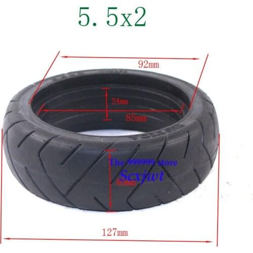 Free Shipping Hot Sale 5.5X2 Inch Explosion Tire Fastwheel F0 Rear Wheel Solid Tire for Carbon Fiber Scooter Electric Scooter