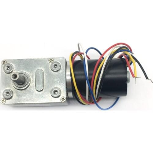 Bringsmart JGY-2838 Brushless DC Motor Worm Gear Self-lock 12-24V Motor 12V High Torque 1.8-60KG Reversible CW CCW
