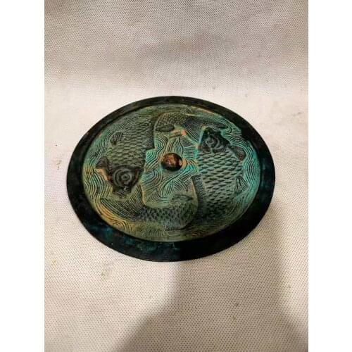 Bronze mirror, Pisces bronze mirror, Exquisite arts and crafts decorations