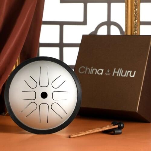 Hluru pocket tongue kid drum musical instrument 8 note 6-inch C5 tone steel tongue drum musical instruments for kids