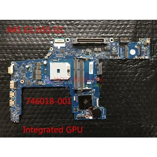 For HP Probook 645 G1 655 G1 Laptop Motherboard Integrated GPU PN 746018-001 746018-501 6050A2567101 tested 100