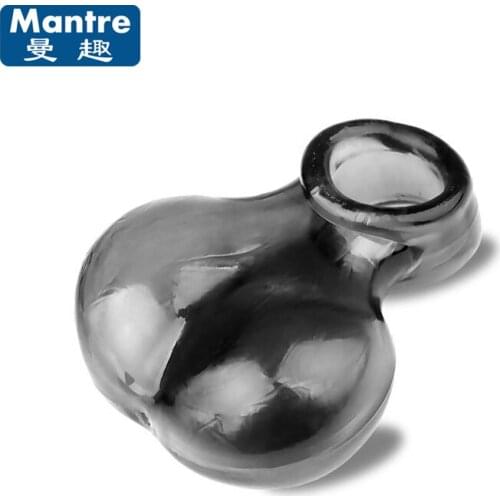 Mantre Elastic Penis Ring Male Chastity Device Ball Stretcher Sex Toys for Men Dildo Extender Cockings Delay Ejaculation Sleeve