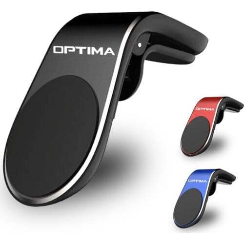Metal Magnetic Car Phone Holder for Kia Optima Air Vent Clip Mount Magnet Mobile Stand GPS Display Accessories