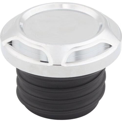 Motorcycle Chrome Gas Tank Oil Cap Vented Decorative Oil Cap For Harley Touring Electra Glide SportsterXL 1200 883 Softail Dyna