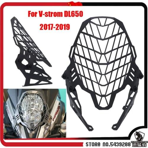 Motorcycle Headlight Head Light Guard Protector Cover Protection Grill For SUZUKI DL650 V-strom DL 650 Vstrom 650 2017-2020