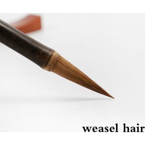 3pcs Wolf Hair Writing Brush Chinese Calligraphy Brush Pen Set For Calligraphy Drawing Freehand Painting Art Students Stationery