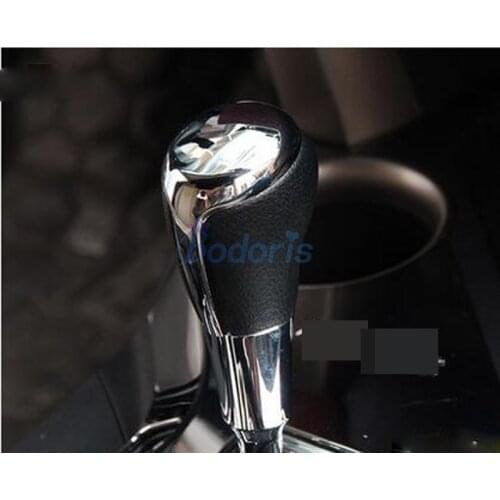 For Toyota RAV4 XA40 Chrome Interior Moulding Shift Gear Knob Cover Trim Car Styling 2014 2015 2016 2017 2018 Accessories