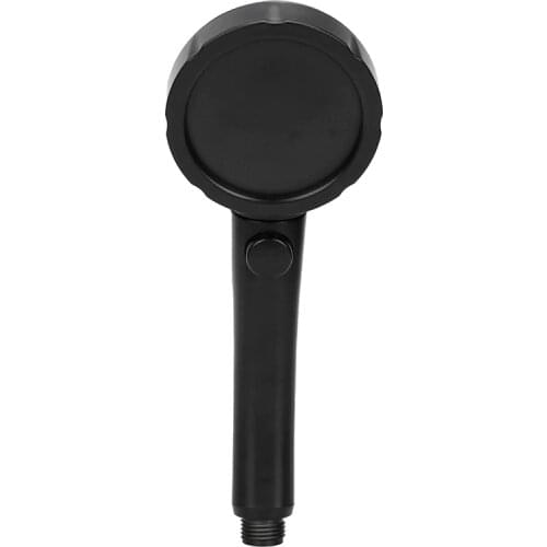 Shower Head Bathroom High Pressure Handheld Shower Head Black with Switch 3 Spray Modes G1/2 Thread Household