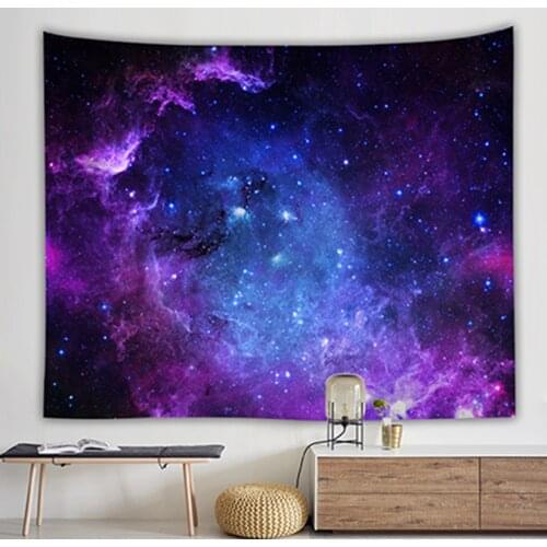Psychedelic Colorful Cosmic Galaxy Earth Tapestry Wall Hanging Boho Home Dorm Decor Wall Cloth Tapestries Picnic Sofa Blanket