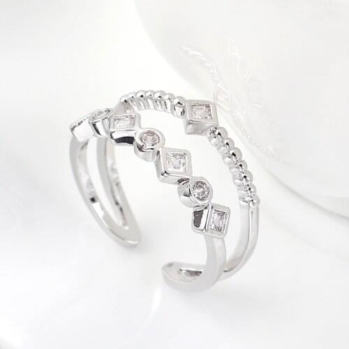 Real Austrian Crystals Brand AAA Zirconia Micro Inlays Fashion Ring for women New Sale Hot Round Se-139200