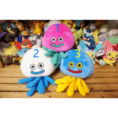 New Dragon Quest 25cm Plush Toy SMILE SLIME Healslime Blue Orange yellow Japan Plush Doll Toy Gift