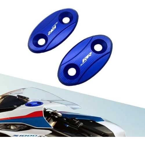 Suitable for BMW S100RR S1000 RR 2009-2018 2017 motorcycle CNC aluminum rearview mirror base decorative cover drive eliminator