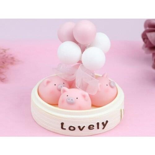 Little Yellow Duck Steamer Party Accessories Cake Decoration Car Interior Decoration Romantic Balloon Home Furnishing
