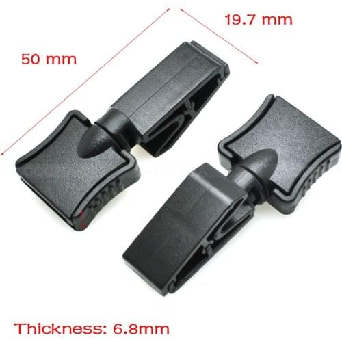 Plastic Hook Belt Clip Accessories For Business Job ID Card Badge Holder & Lanyard