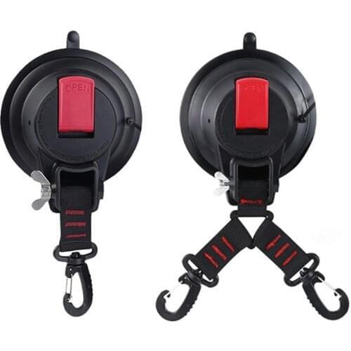 Suction Cup Anchor Heavy Duty Vacuum Suction Cup Plate Anchor Camping Removable Securing Hook ​For Car Side Awning Dropship