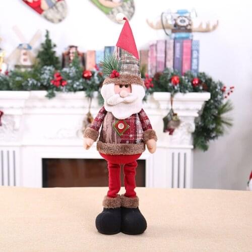 Merry Christmas Decorations For Home Pendants Gift Xmas Noel Happy New Year 2021 Christmas Tree Ornaments Hanging Doll Craft