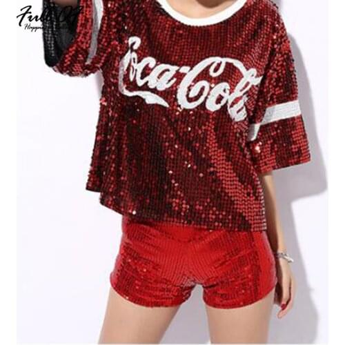 Sexy Shorts Sequins Woman befree Bling Skinny Pole dancing ripped Women Summer Hot Beach Nightclub Bottoms Calca Short pants 201