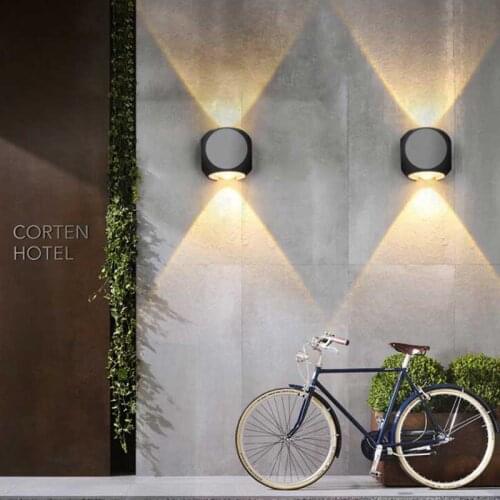 Led Up down wall lamp Modern Indoor Outdoor Hotel Lighting Living Room Foyer Corridor Stair Aluminum Decoration Wall Light