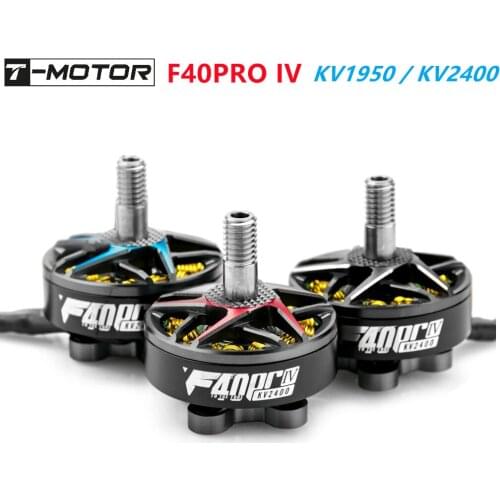 2021 New arrival T-motor F40PRO IV F40 PRO IV Out-runner Brushless Motor KV1950 KV2400 for RC FPV Multirotor Racing Drone