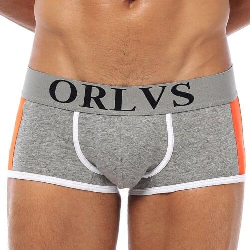 ORLVS Boxers An elasticity Band Of PersonalityMale Underwear Oversized Pouch Design Soft But Not Tight Wide Crotch Space Pants
