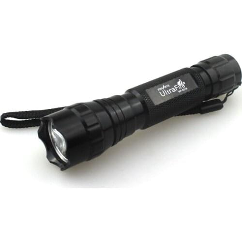 U-F 501B 1xCREE XP-L HI V3 1600lm Warm White 3000K SMO OP LED Flashlight (1 x 18650)