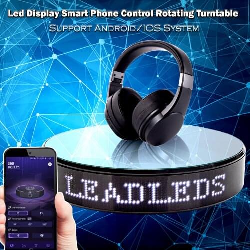 Intelligent Electric Rotating Display Stand 360 Degree APP Remote Control Turntable for Live Video Photography Shooting Prop
