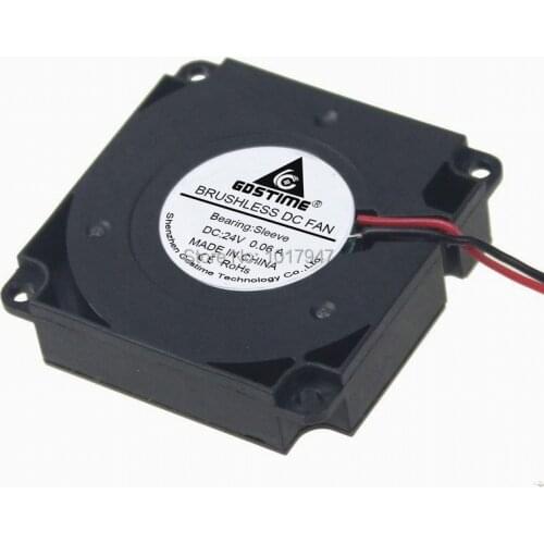 1Pieces Gdstime 4cm 40mm x 10mm 4010S Blower Fan 24V Brushless DC Centrifugal Cooling Fan