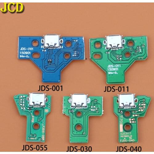 JCD 1Pcs For Sony PlayStation PS4 controller USB Charging Port Socket Charger Board JDS-001 JDS-011 JDS-030 JDS-040 JDS-055